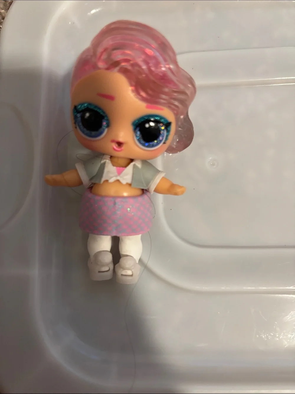 L.O.L. Surprise! Pink, Blue, Teal and Silver Glitter Dolls Set